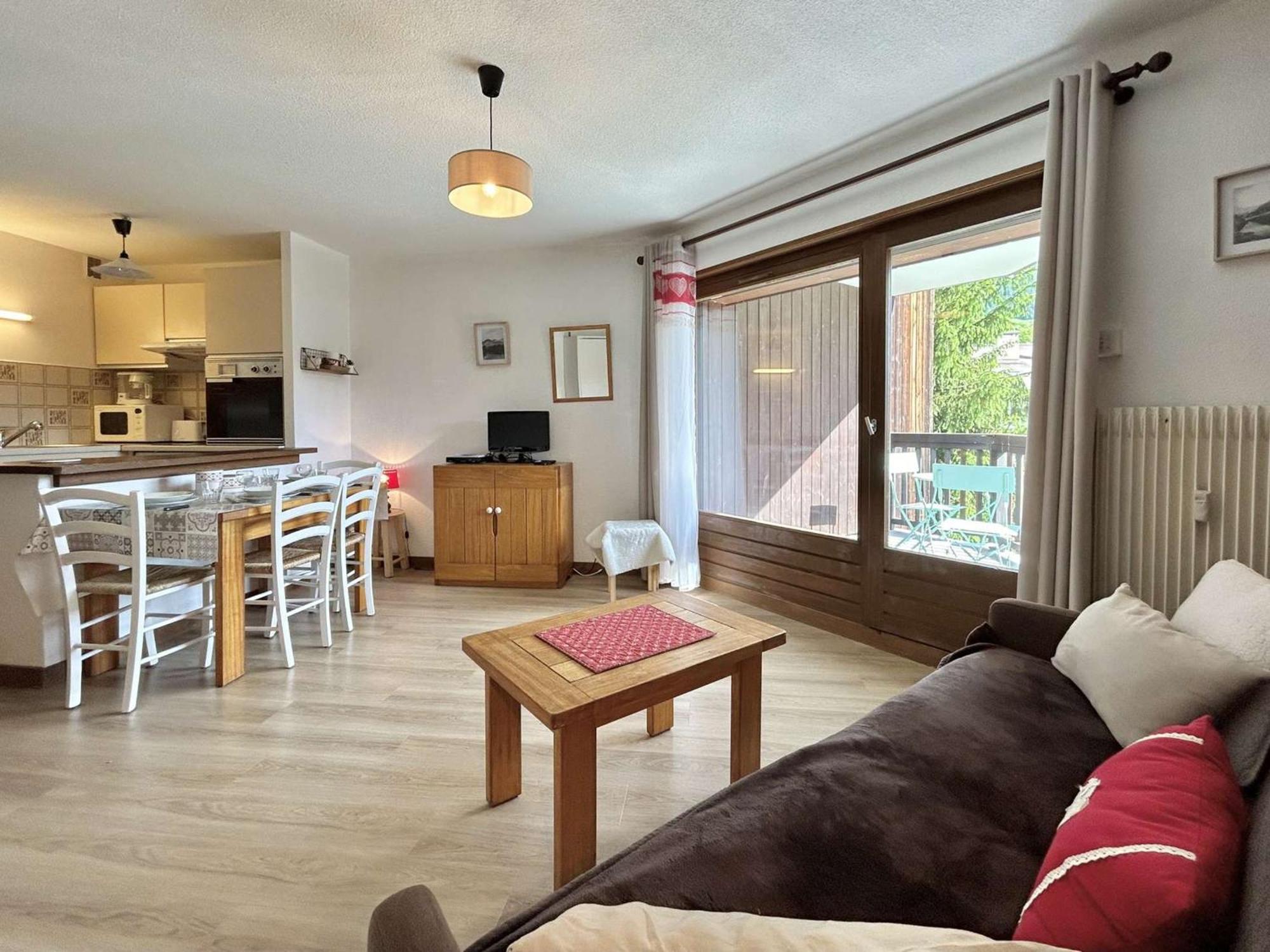 Studio Avec Piscine Chauffee, Tennis & Balcon - 4 Couchages A Megeve - Fr-1-597-14 Экстерьер фото